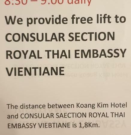 Hoang Kim Hotel Вьентьян Экстерьер фото